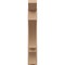 Ekena Millwork 7 1/2-in W x 34-in D x 46-in H Balboa Slat Rough Cedar Woodgrain TimberThane Outlooker, Primed Tan OUTUR075X34X46BOA24RCPR - alternate 6